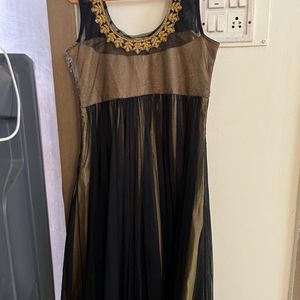 Elegant Black &amp; Gold Gown