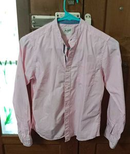 boys pink and white stripped shirt