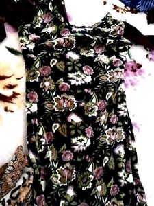 Floral Print Kurta