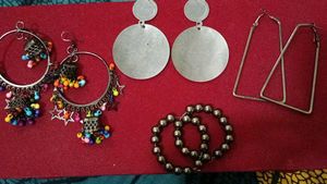 Assorted Trendy Earring Collection combo set 4
