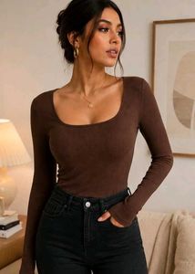 Mocha Charm Knit Top