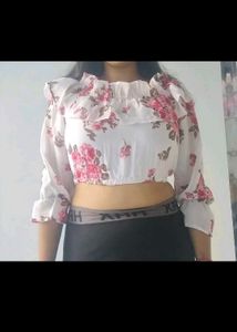 Floral Crop Top