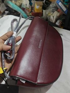 Chic Miraggio Burgundy Crossbody Bag