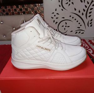 OFF LIMITS White mid-Top Sneakers