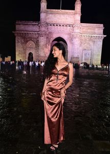 Satin Maxi Dress