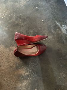 Stylish Red Patent Bellies