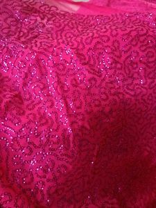 Stunning Sequined Fuchsia Ethnic saree