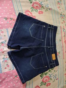 Dark Wash Denim Shorts