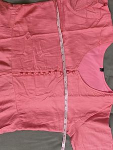 Coral Pink Anarkali gown Kurta