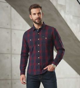 Men's Plaid Long Sleeve Shirt