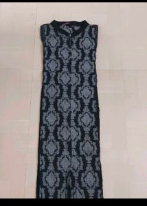 libas black Elegant Printed Kurta