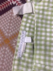 Green Gingham Trousers