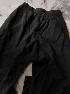 Black Wide Leg Trousers
