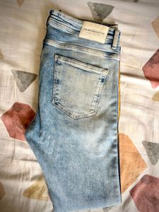 ZARA DENIM Unique Side Stripes