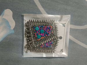 Boho Jhumka Earrings with Beads