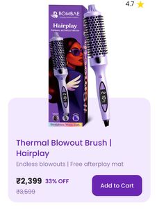 Bombae Thermal Blowout Brush | Hairplay