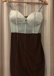 Sheer Corset Mini Dress