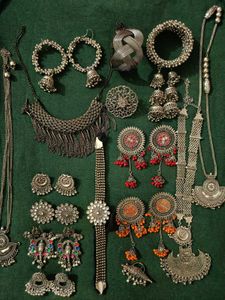 Oxidized Silver Jewelry Set