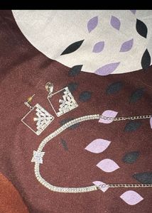 necklace earrings set
