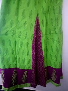 Green Purple Kurta