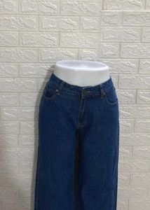 Wide Leg Denim Jeans