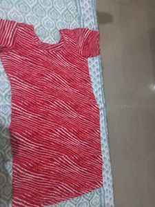Red Bandhani Print salwar suit