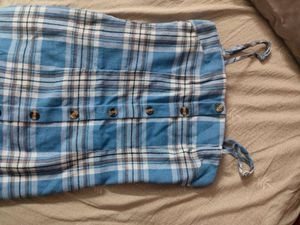 Blue Plaid Summer Dress