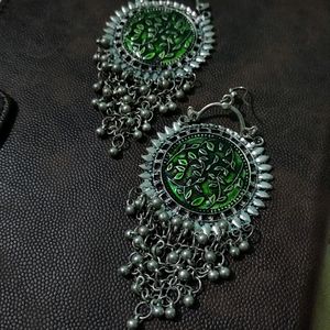 Beautiful Bahubali Minakari jhumka