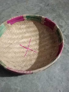 Handwoven Bamboo Basket