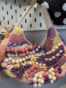 Boho Beaded Clutch Bag