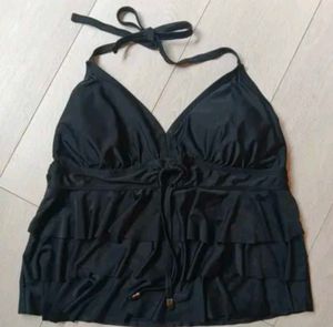 Ruffled Halter Bikini Top