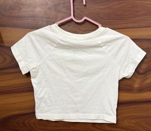 Graphic Print Cropped T-Shirt