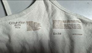 Calvin Klein White Sports Bra