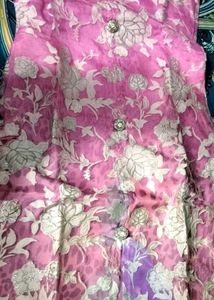 FRONT SLIT CUT KURTA (Floral Pattern) 🩷