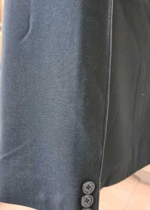 Partywear Navy Blue woollen Blazer style coat
