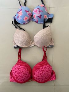 Victoria's Secret Pink Bras - Set of 3