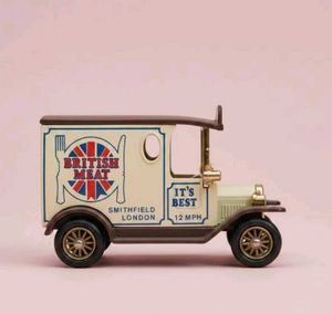Vintage British Meat Delivery Van Toy