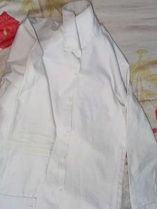 Classic White Button-Up Shirt