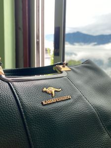 Stylish Dark Green Handbag