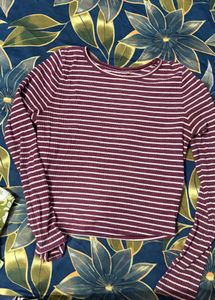 Striped Long Sleeve Top