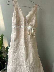 sale! Floral Embroidered Wrap Dress