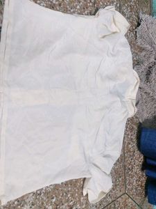Cream Button-Up shirt