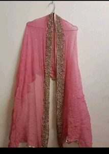 Pink Embroidered Kurta