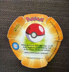 Vintage Rare Pokemon Umbreon Cheetos Flyer
