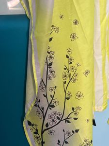 Neon White suit with dupatta And Pants