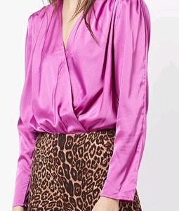 Satin Wrap Bodysuit