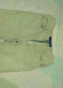 Beige Bootcut Jeans