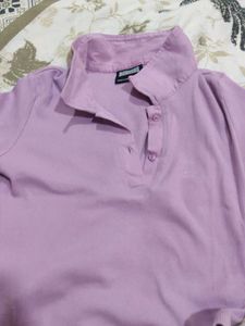 Cute Lilac Polo T-Shirt