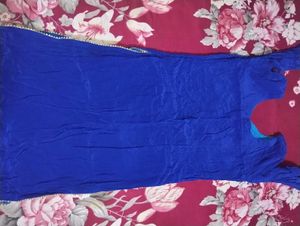 Royal Blue Embroidered Kurta