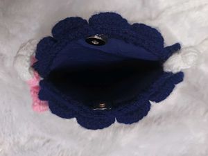 Crochet cute daisy flower bag with bow ❣️